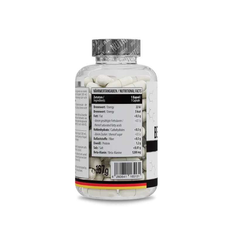 Beta Alanine 1200 mg 120 Kapseln