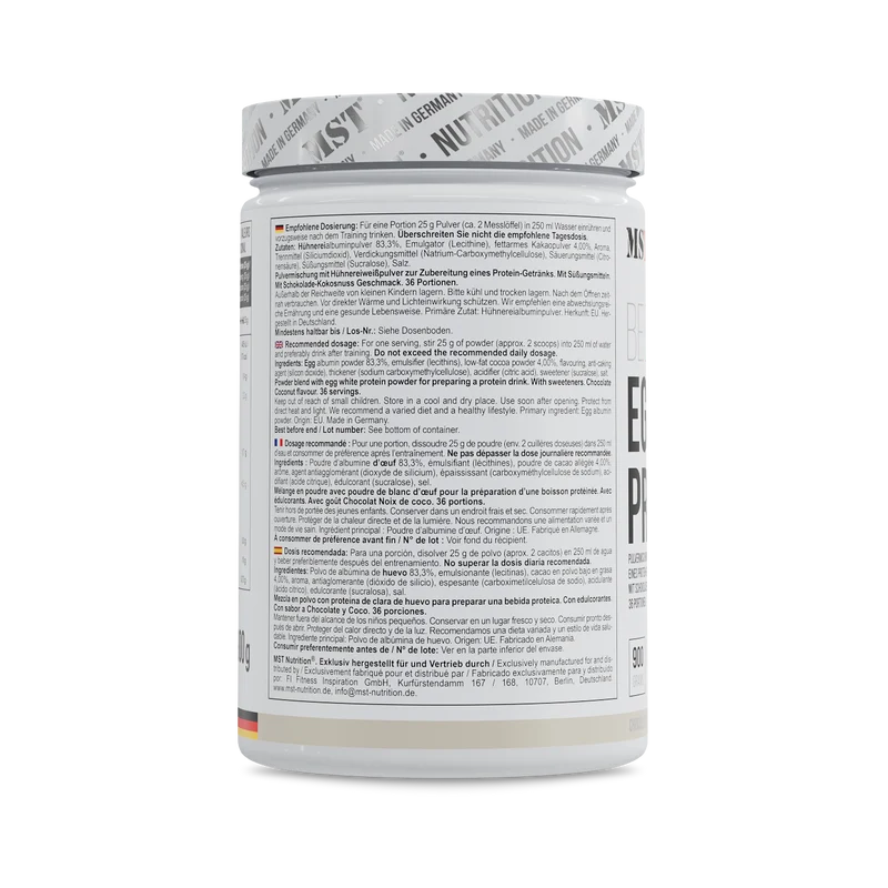 Best Egg Protein 900 g Chocolate coconut