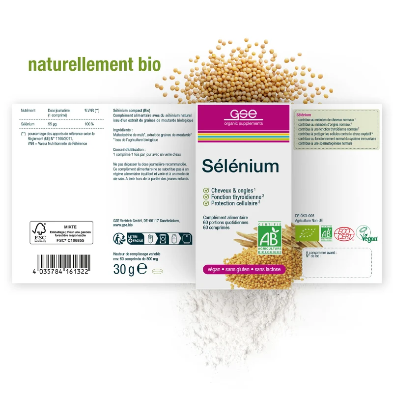 Sélénium Compact (bio)