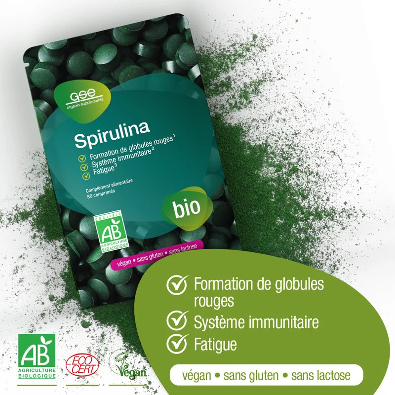 Spiruline bio (comprimés)