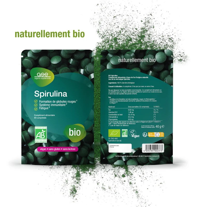 Spiruline bio (comprimés)