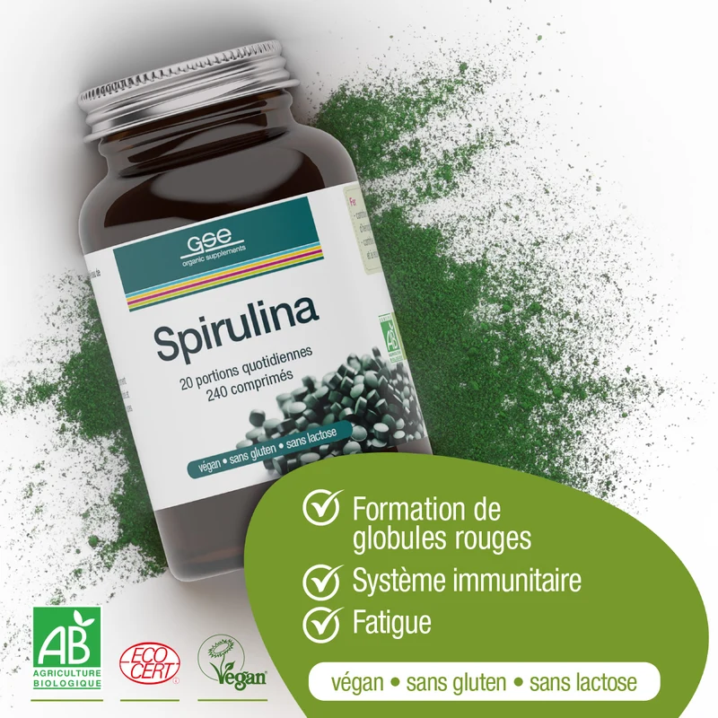 Spiruline bio (comprimés)