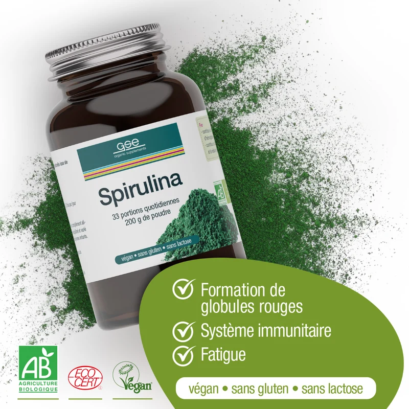 Spiruline bio (poudre)