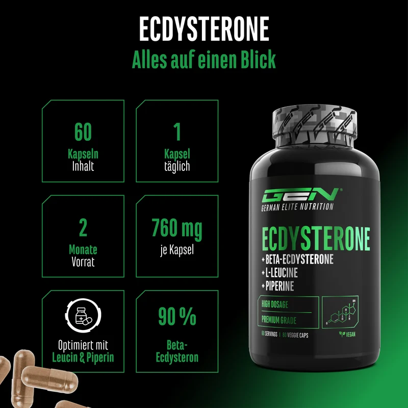 Ecdysteron - 450 mg, 60 Kapseln