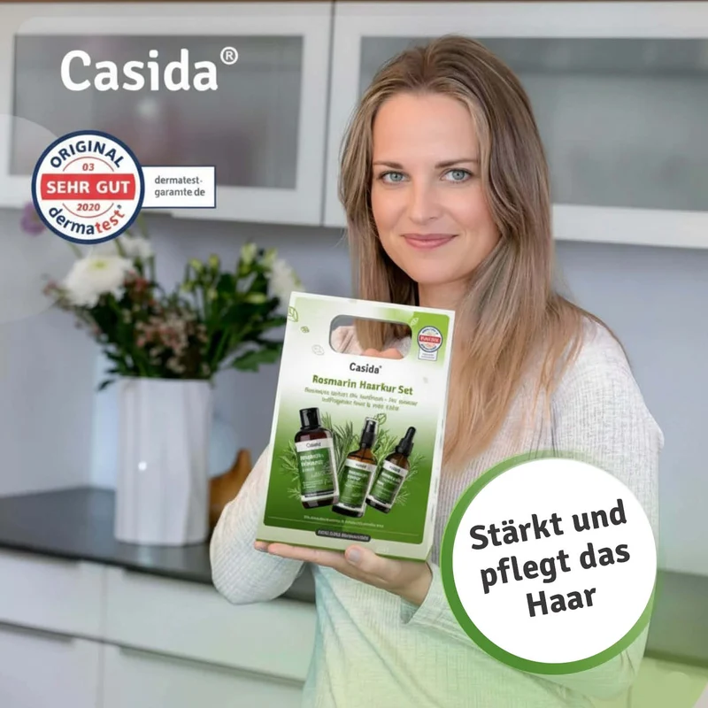 Casida Rosmarin Haarkur Routine