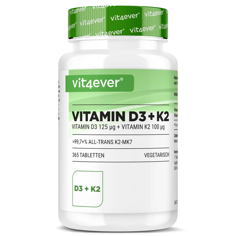 Vitamin D3 5.000 I.E. + Vitamin K2 100 mcg