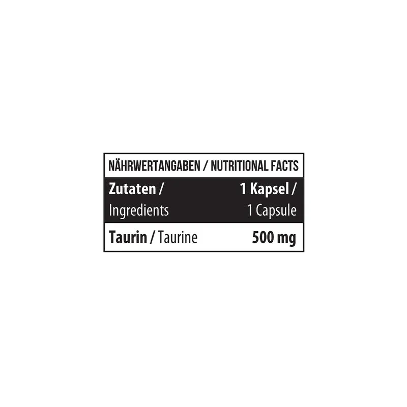 Healthy® Taurine 60 Capsules