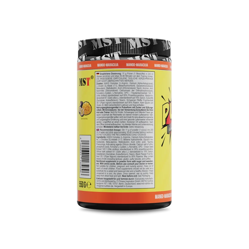 Pump Killer 550 g Mango-maracuja