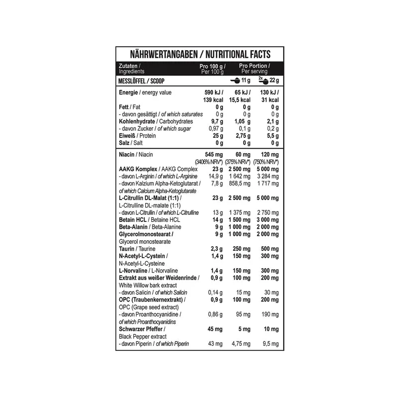 Pump Killer 550 g Mango-maracuja