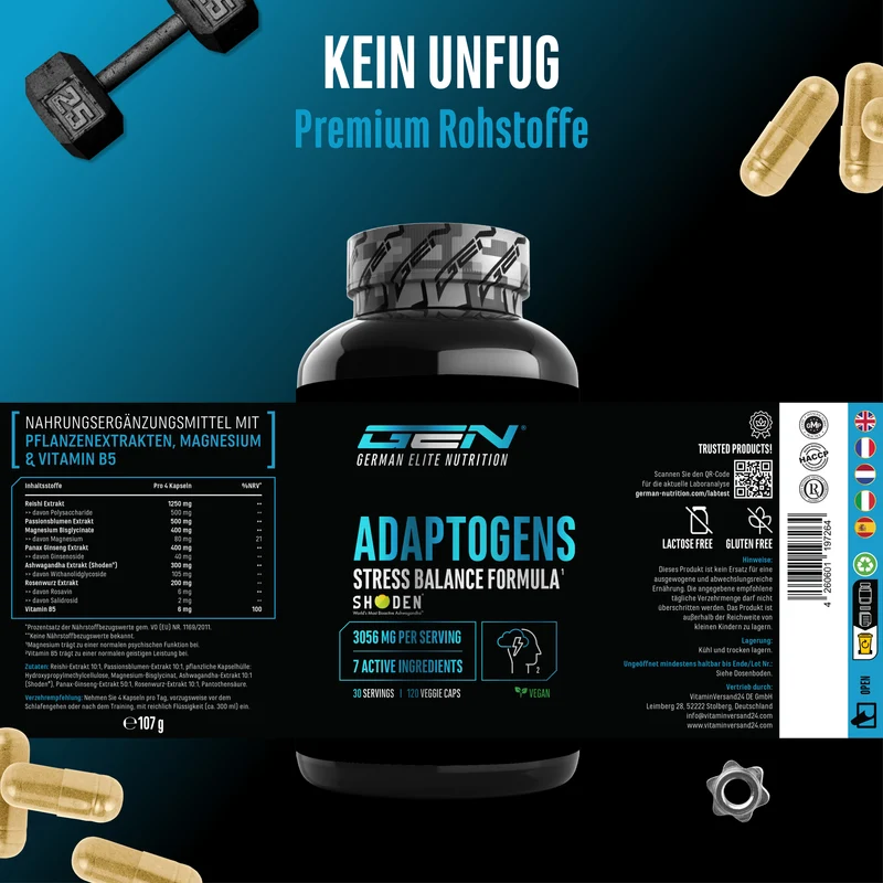Adaptogene - Antistress & Cortisol Control
