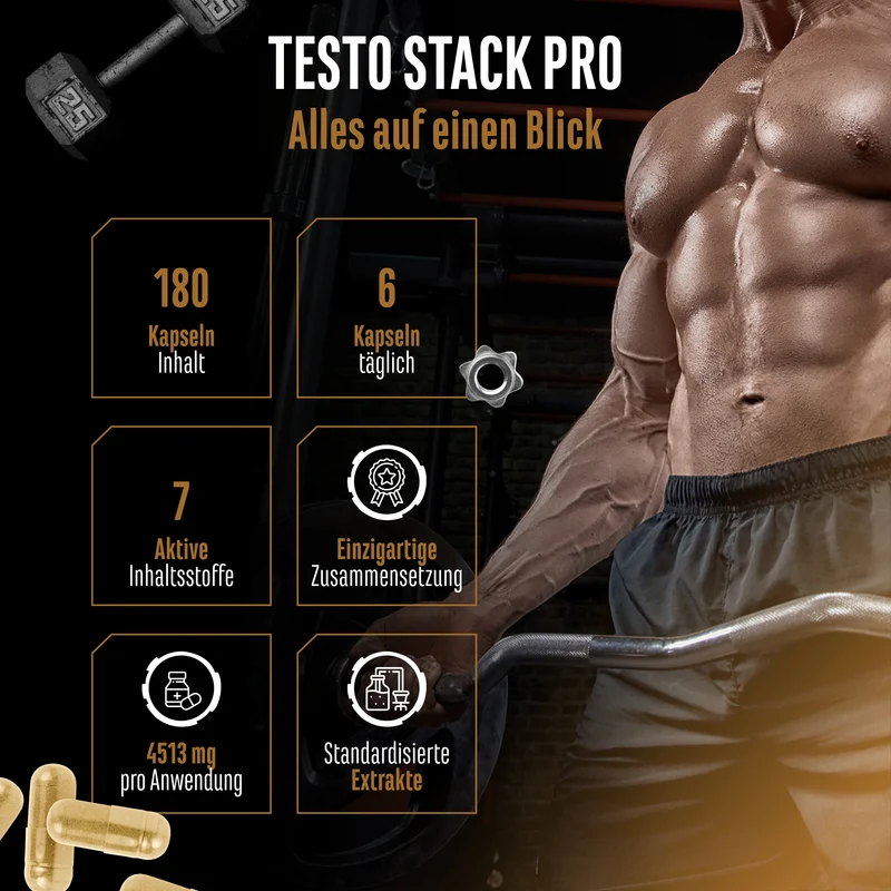 Testo Stack Pro, 180 Kapseln