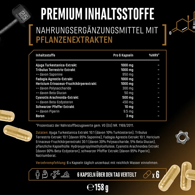 Testo Stack Pro, 180 Kapseln