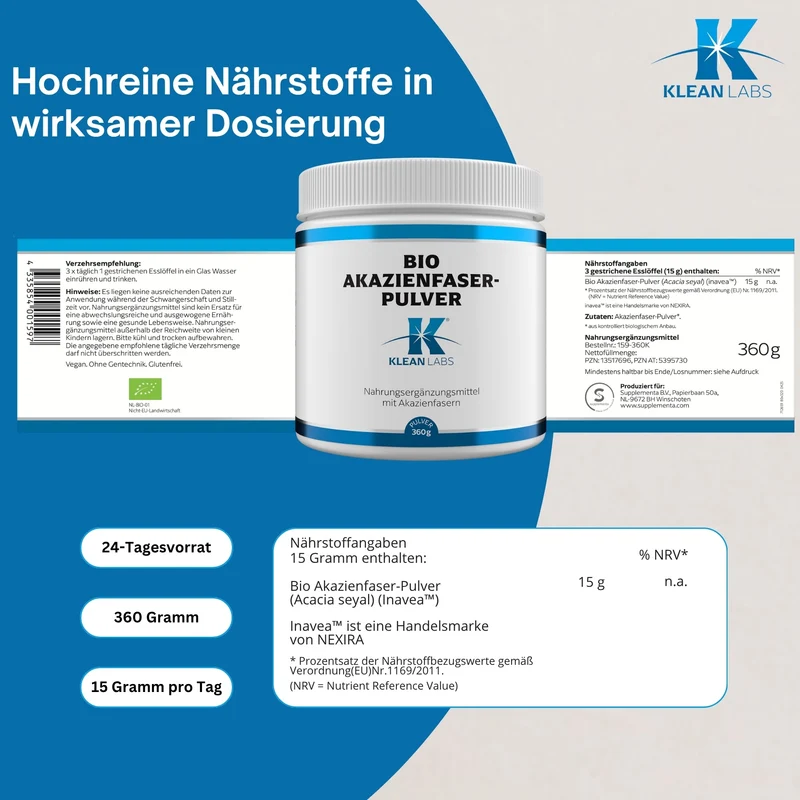 Akazienfaser Bio