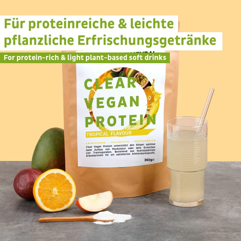 Clear Vegan Protein Tropical