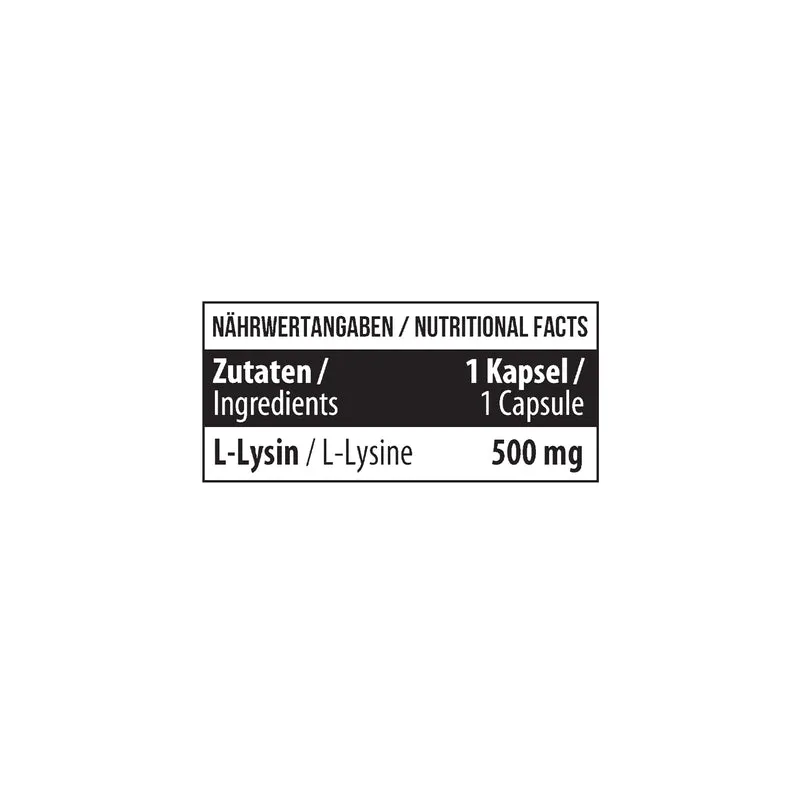 Lysine 120 Capsules