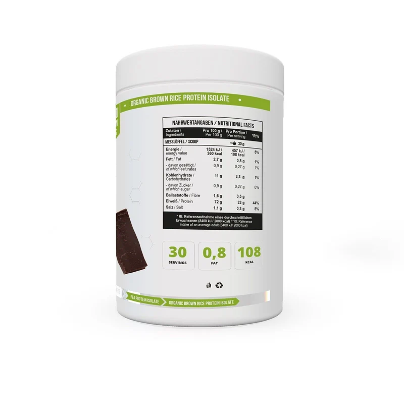 Protein Isolate Vegan 900 g Chocolate