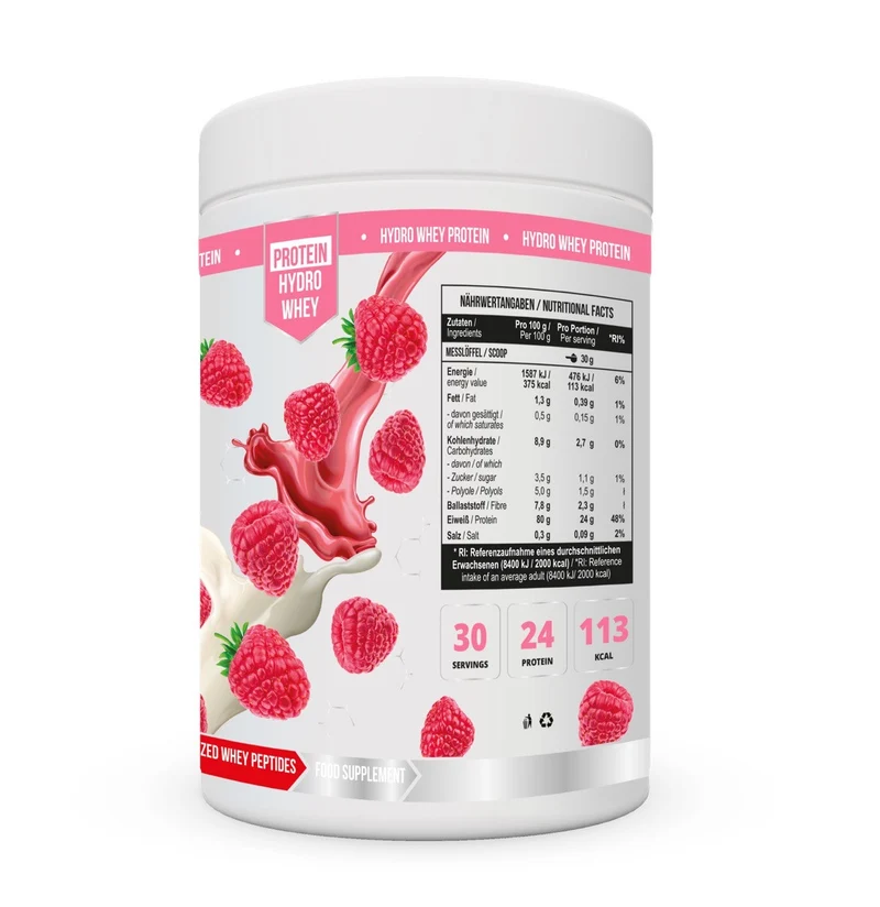 Protein Hydro Whey 900 g Raspberry yogurt