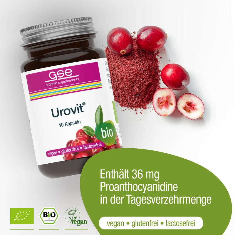 Urovit®-cranberry en gélules (bio)