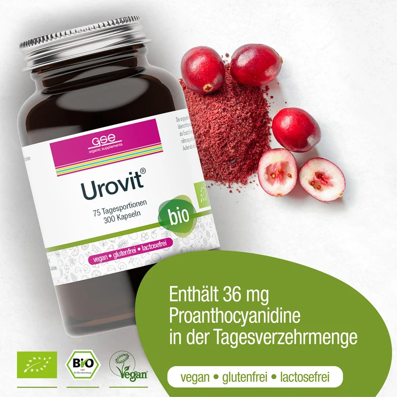 Urovit®-cranberry en gélules (bio)