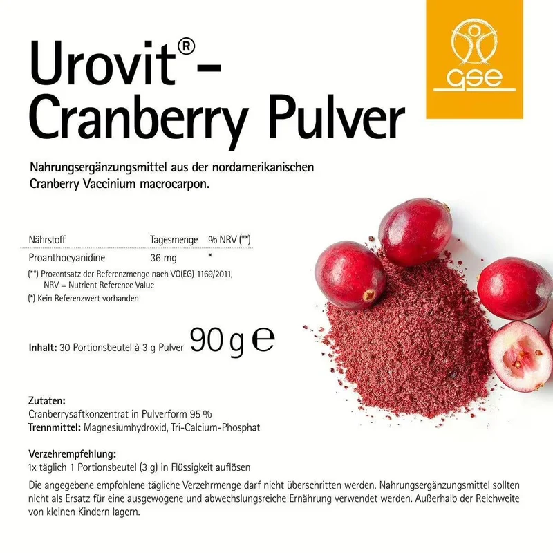 Urovit®-canneberge en poudre
