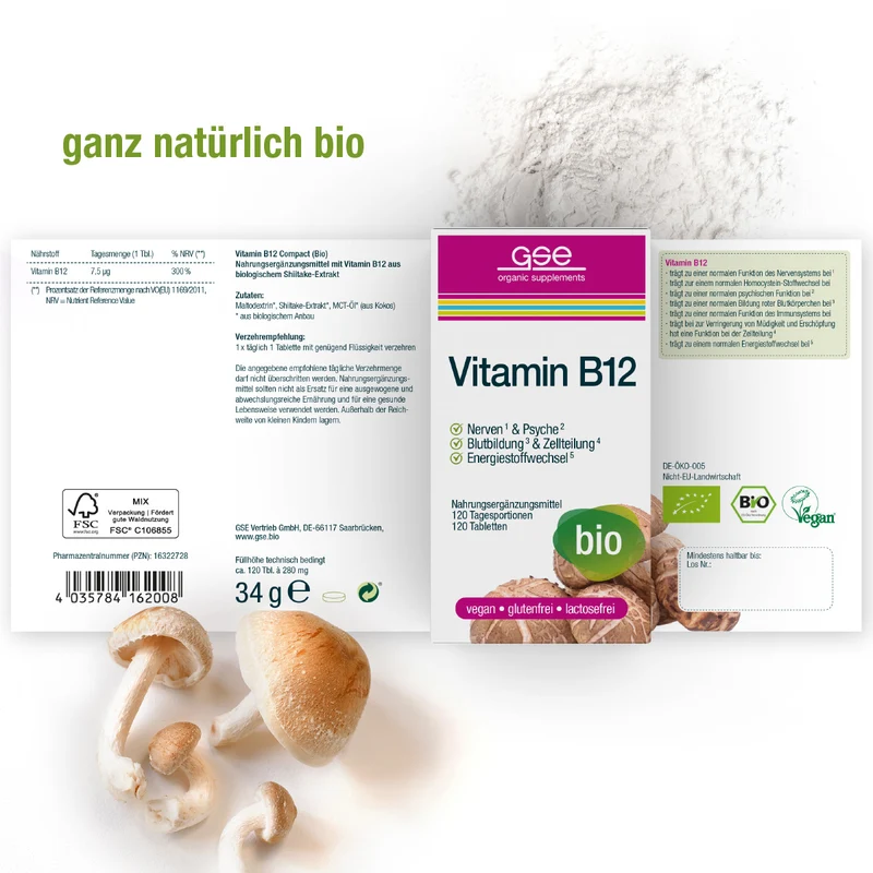 Vitamine B12 Compact (bio)