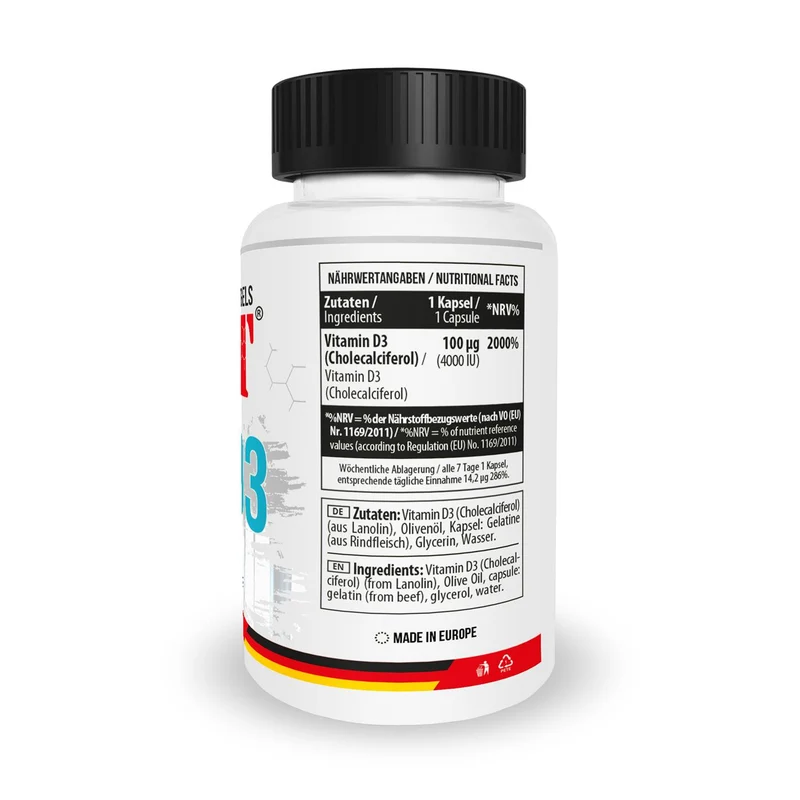 D3 4000 IU 120 softgels