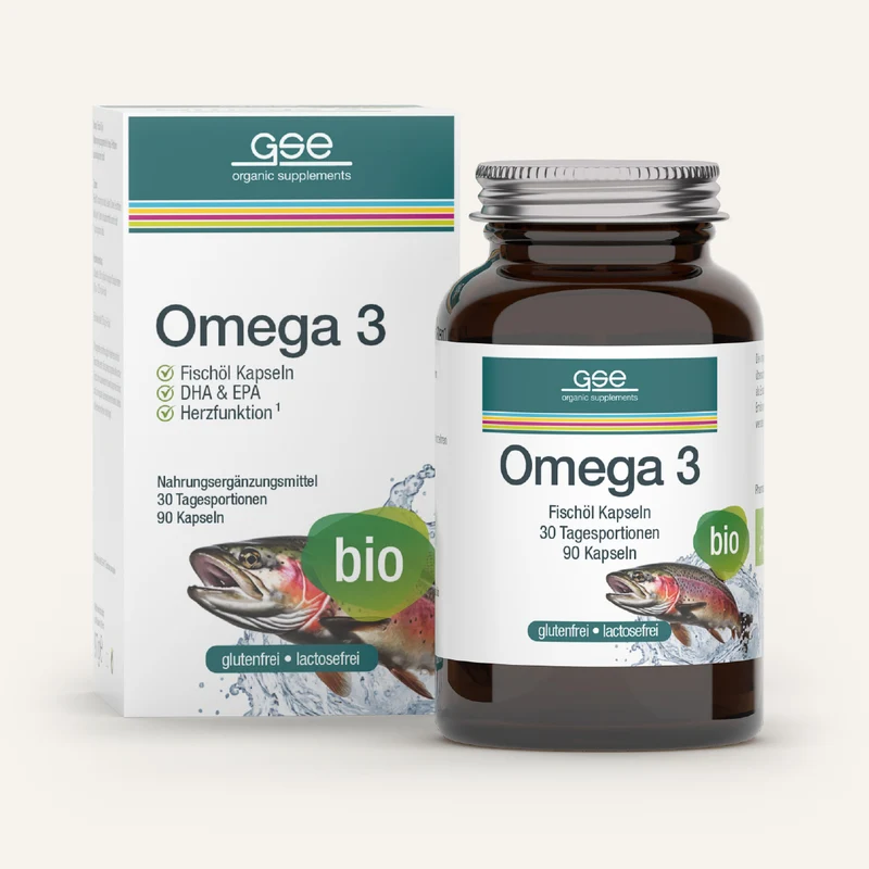 Gélules d'huile de poisson oméga 3 (bio)