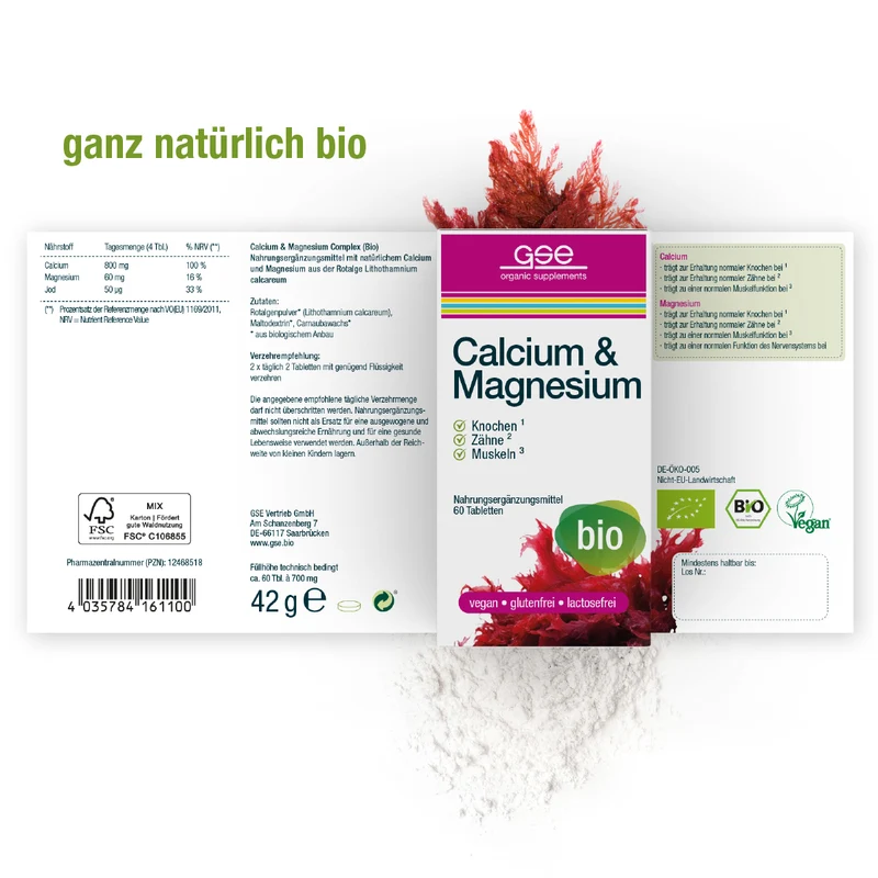 Complexe de calcium et de magnésium (bio)