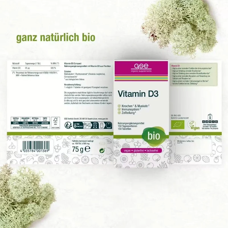 Vitamine D3 Compact (bio)