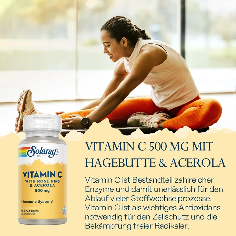 Vitamin C Hagebutte & Acerola