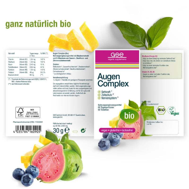 Complexe pour les yeux (bio)