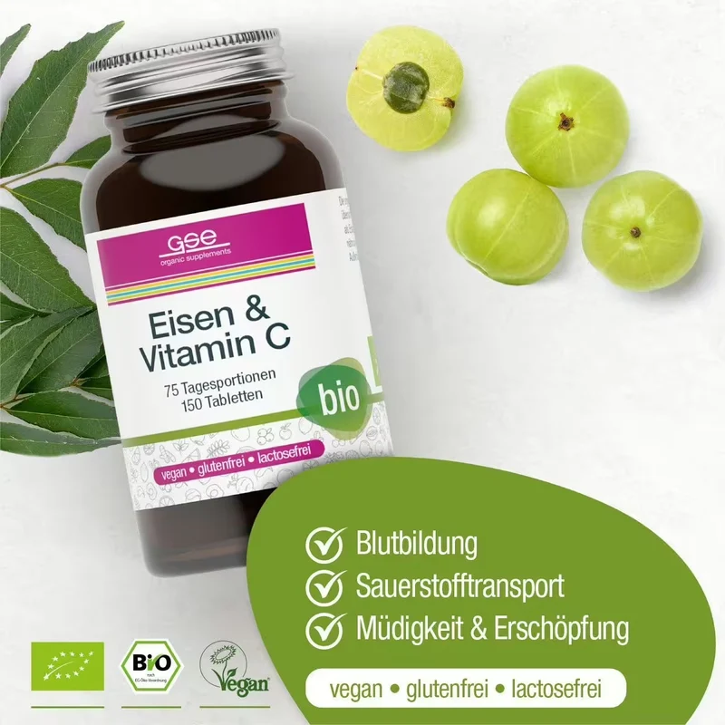 Complexe de fer et de vitamine C (bio)