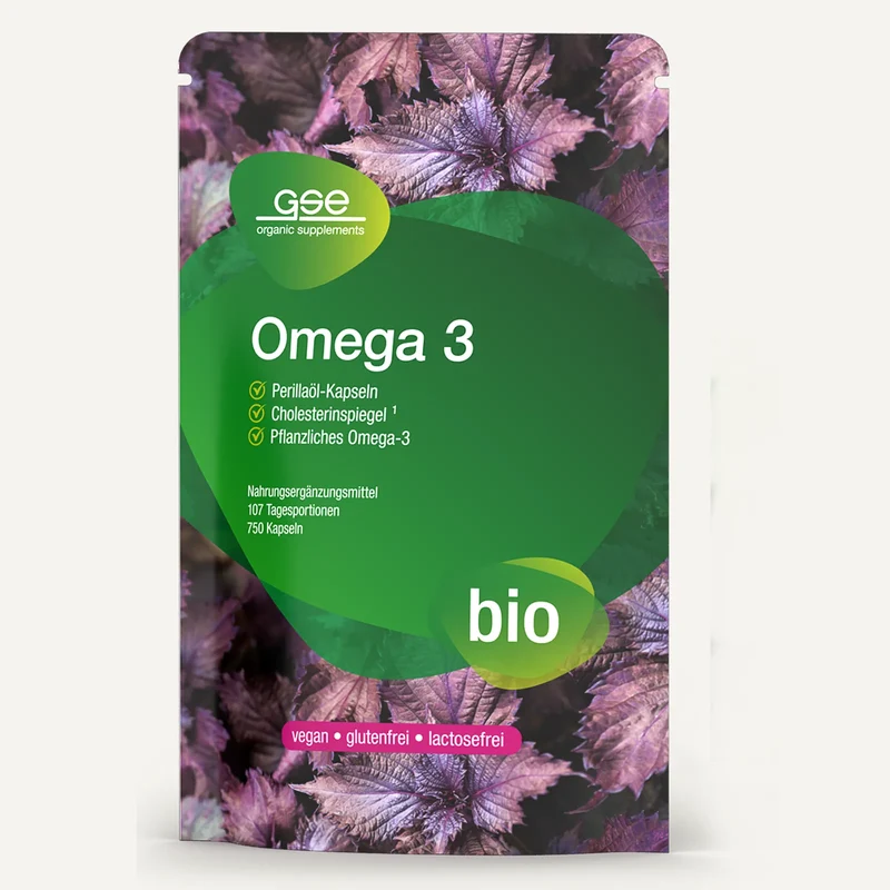 Gélules d'huile de périlla oméga 3 (bio)