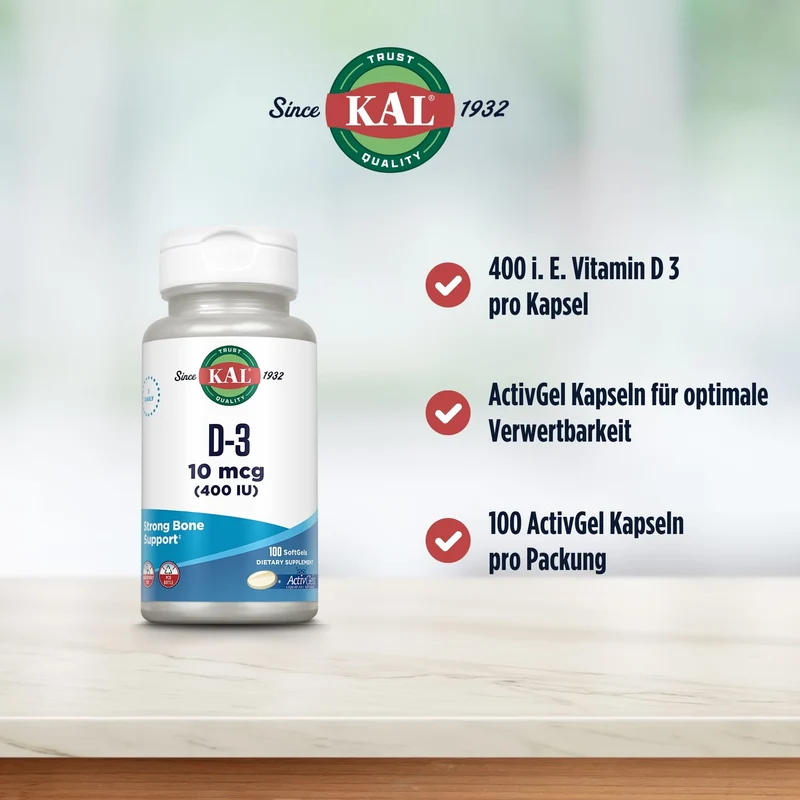 Vitamin D3 400 I.E.