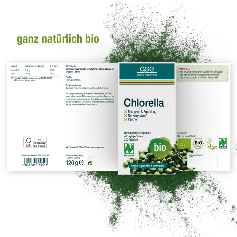 Chlorella bio (comprimés)