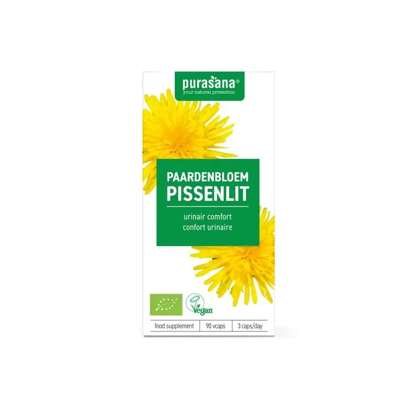 Purasana Paardenbloem extract 250 mg bio 90 vcaps