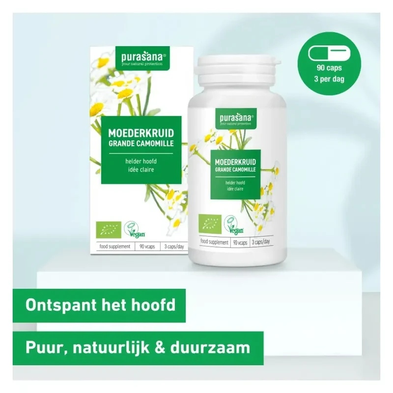 Purasana Moederkruid 360 mg bio 90 vcaps