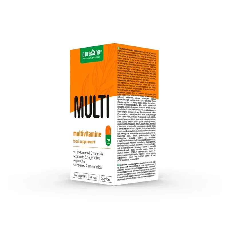 Purasana multi vitamine 60 vcaps