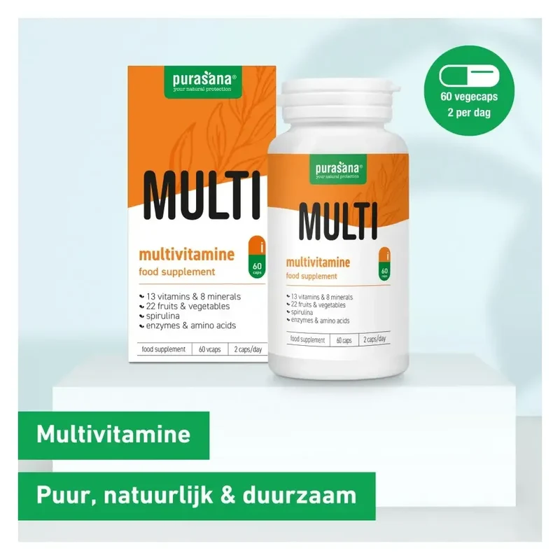 Purasana multi vitamine 60 vcaps