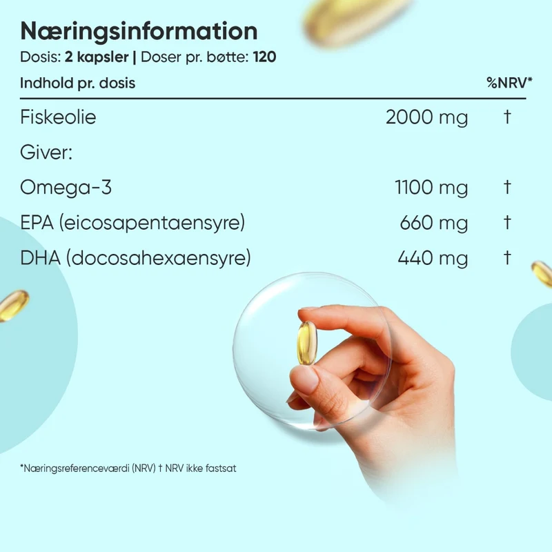 Omega-3 Fiskeolie 2000mg