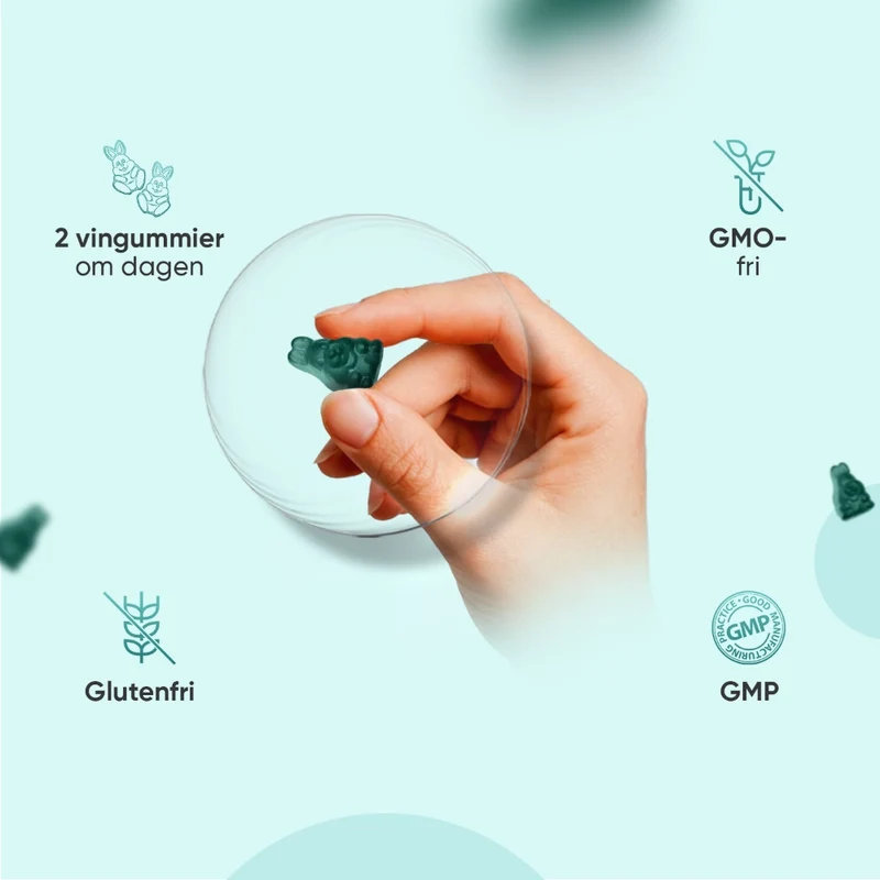 Biotin Vingummier 5000 mcg