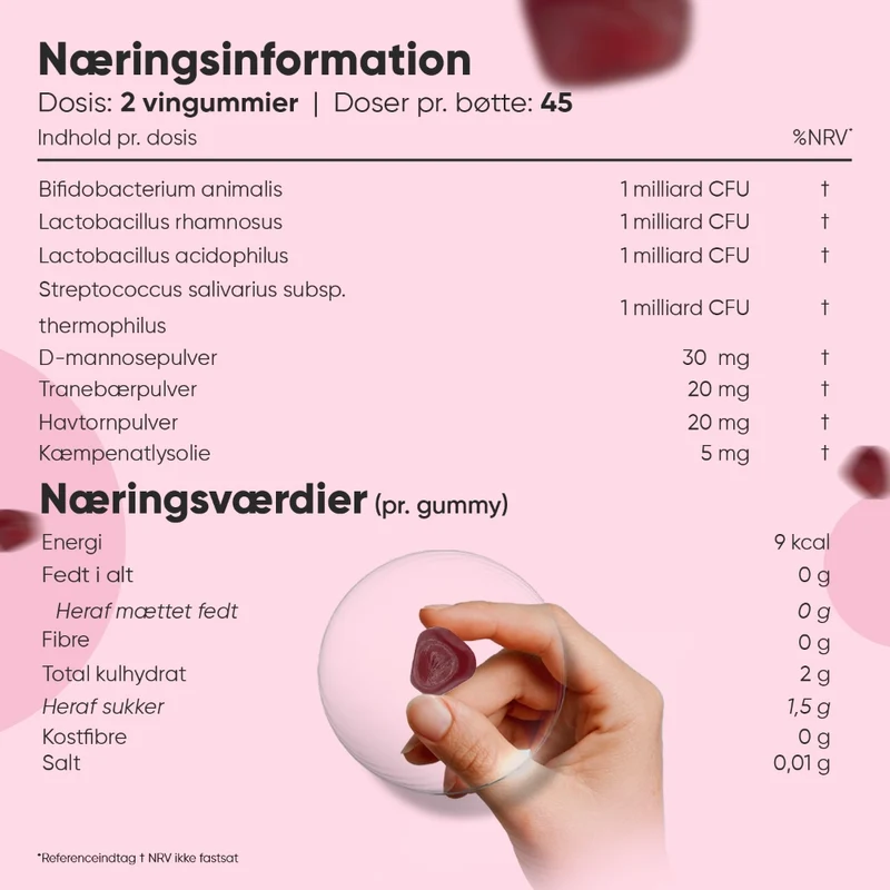 Probiotika Gummies til Kvinder