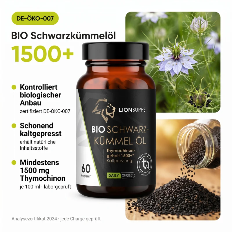 BIO Schwarzkümmelöl Thymo 1500+