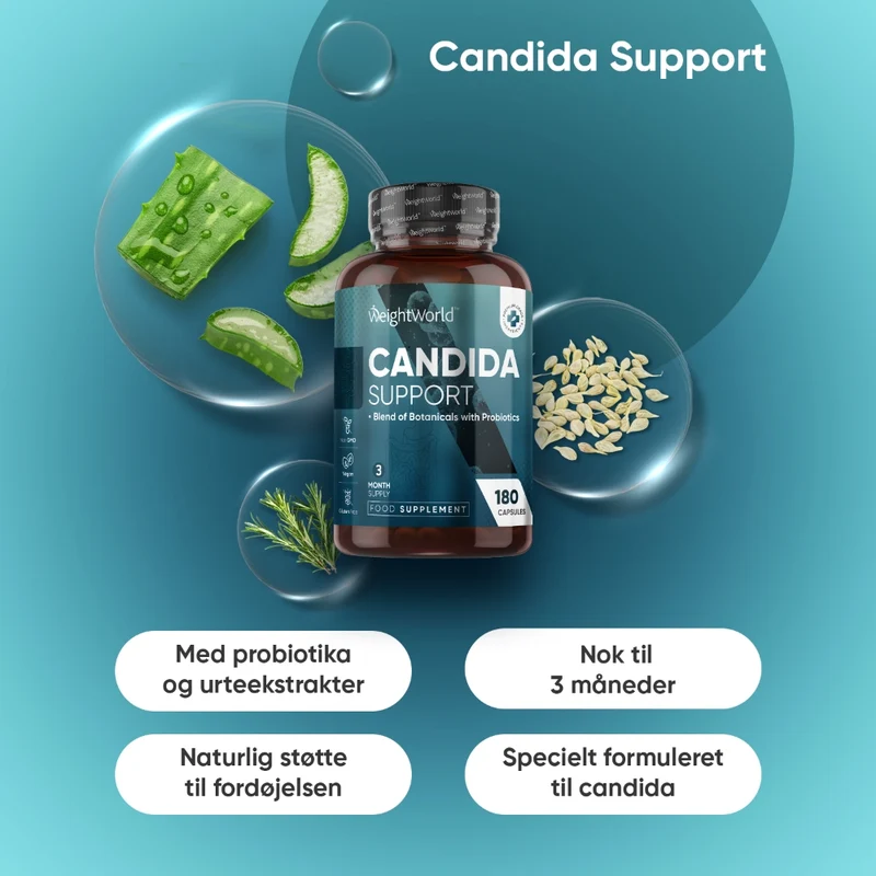 Candida Support med Probiotika