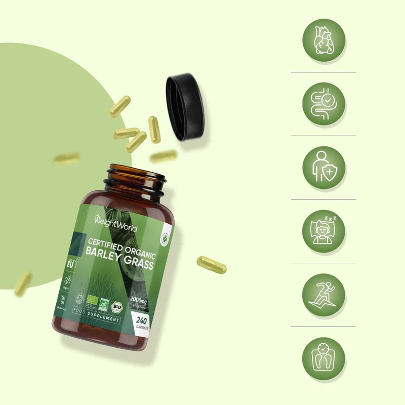 Øko Byggræs Kapsler 2000mg