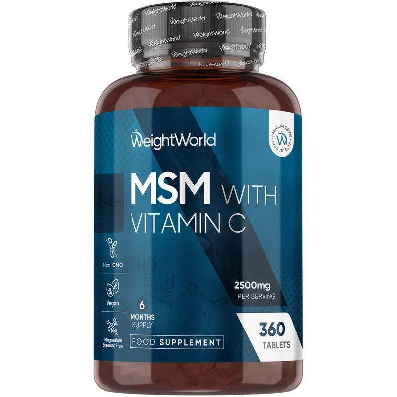 MSM med C-vitamin 2500 mg