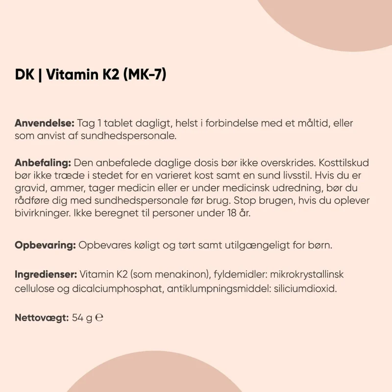 K2-vitamin 200 mcg