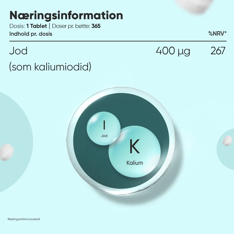 Jodtabletter 400 mcg