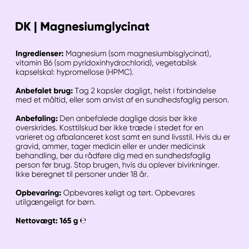 Magnesiumglycinat 1422 mg