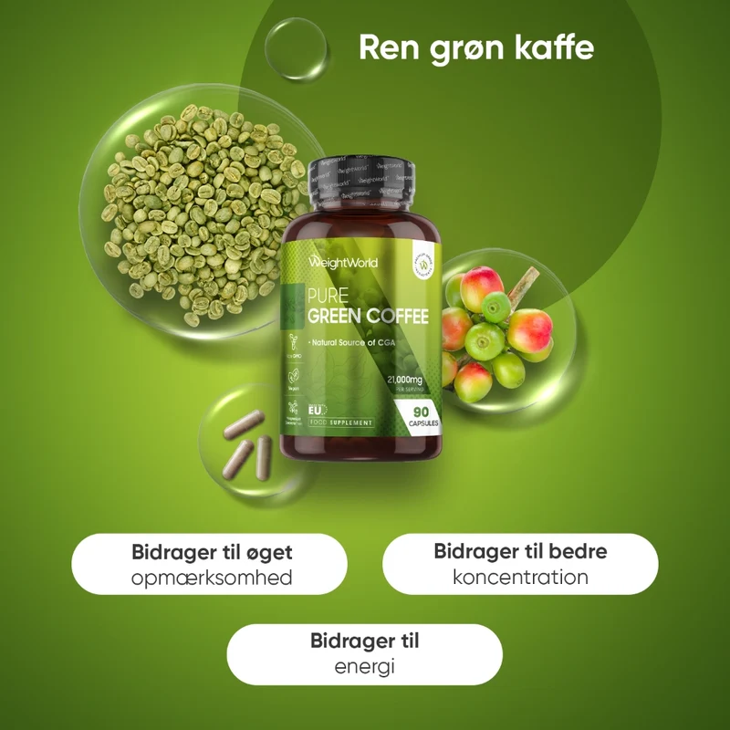 Rent Grøn Kaffe 21000 mg